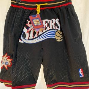 Philadelphia 76ers Just Don Basketball Shorts New